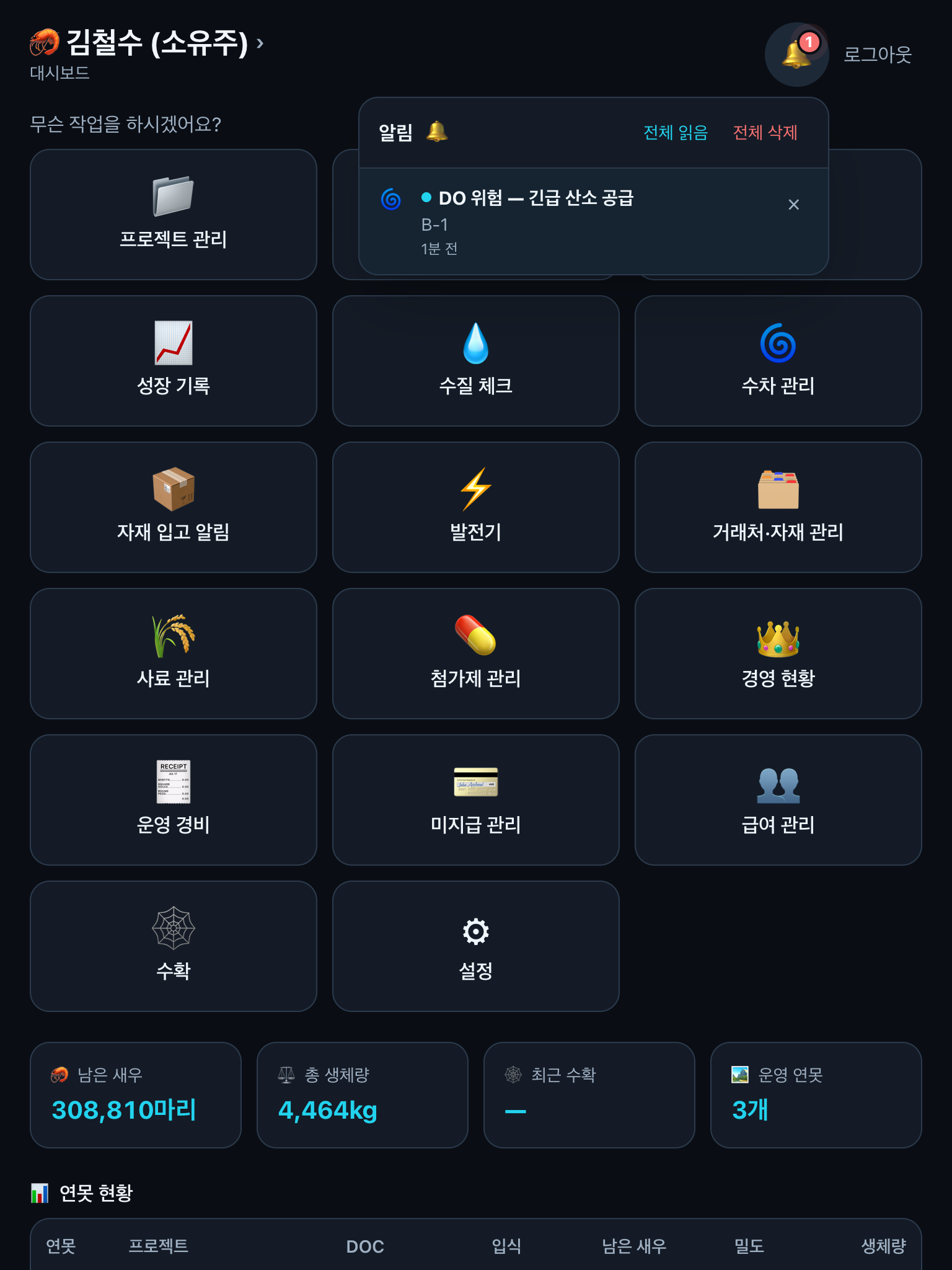 알림 센터