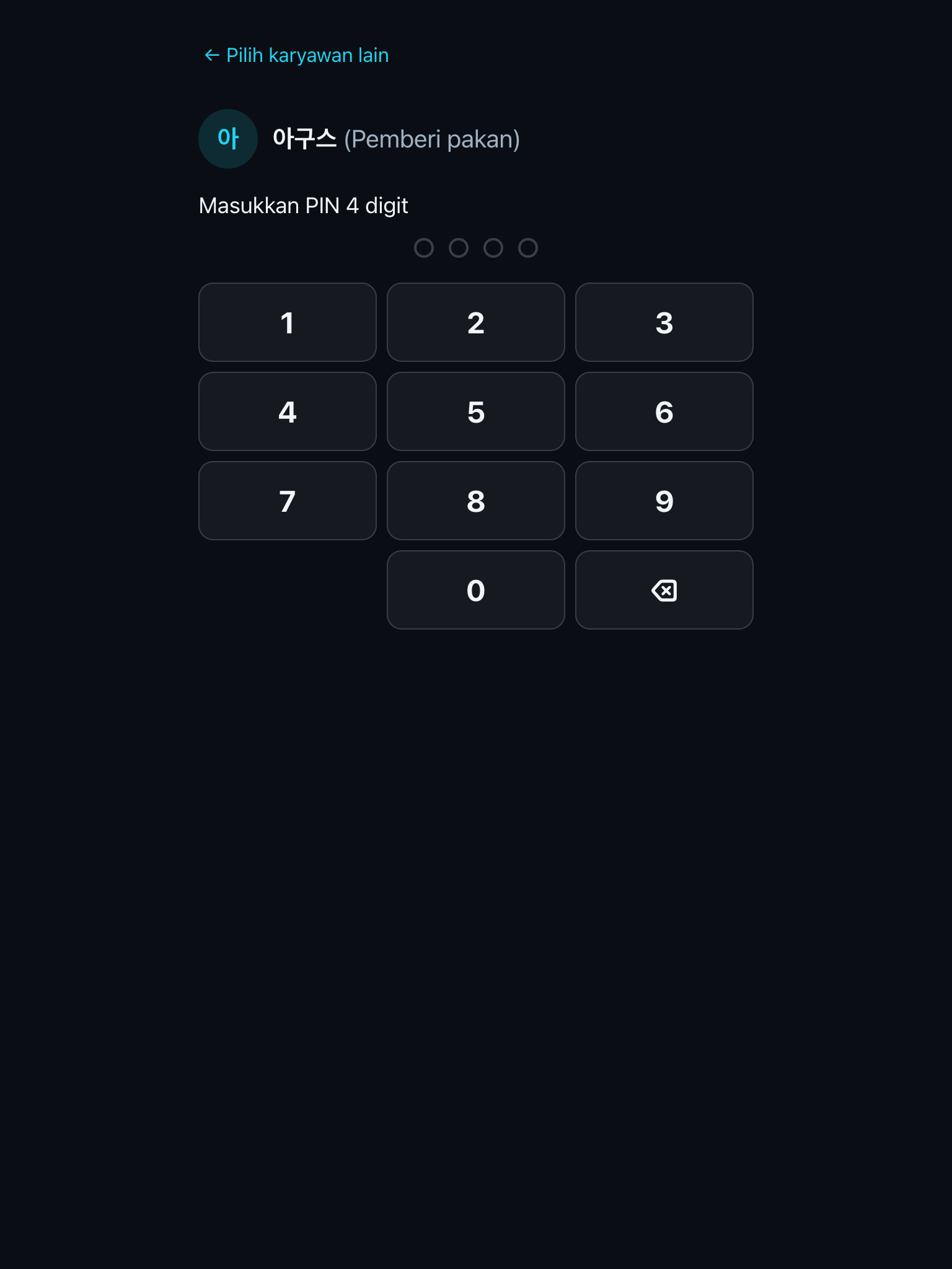 Pad PIN