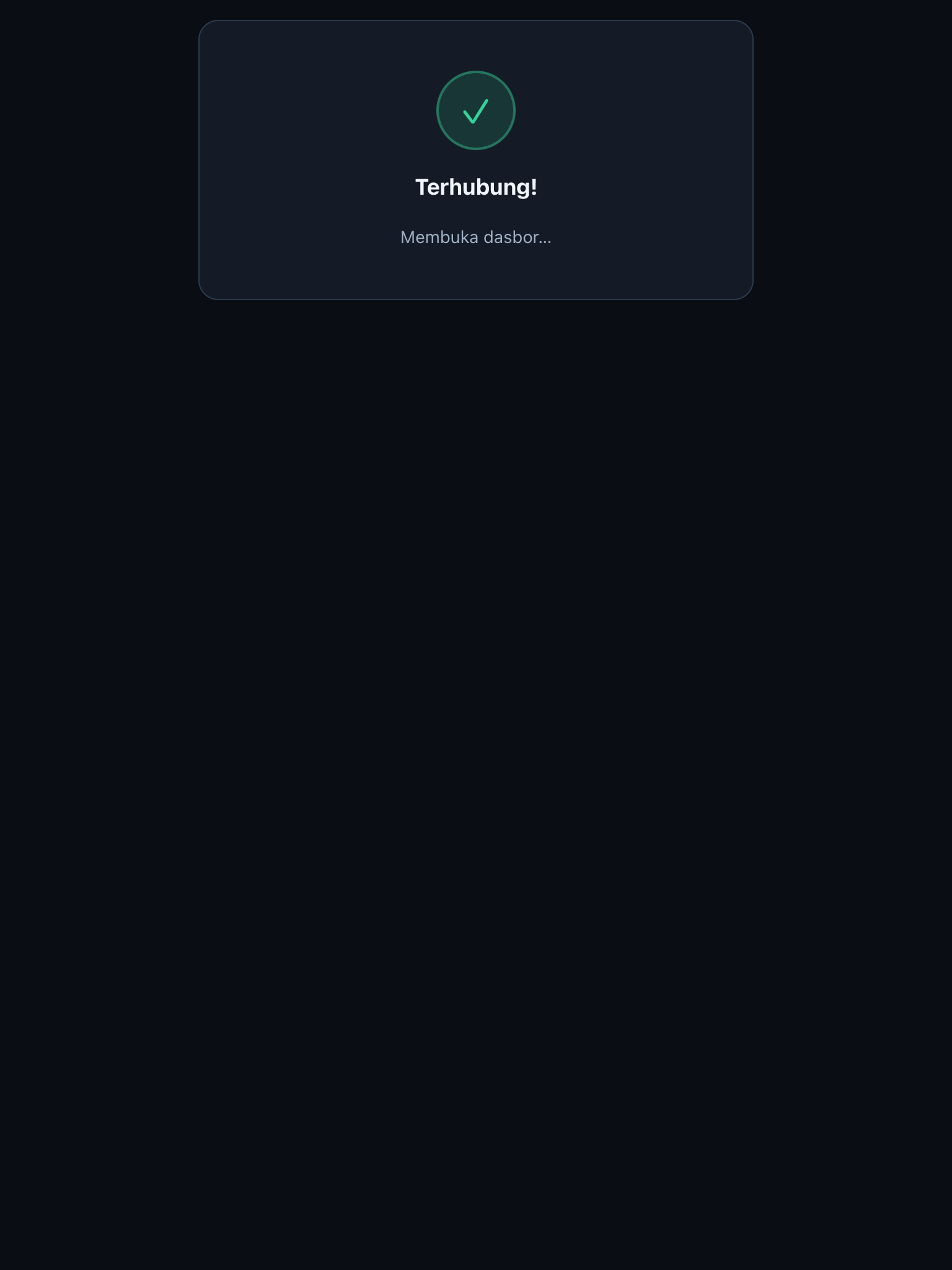 Terhubung otomatis